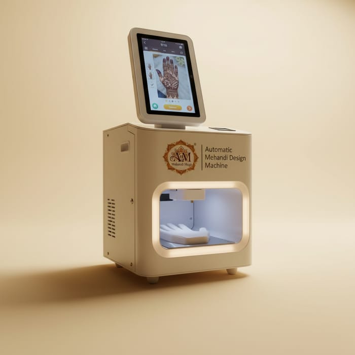 Automatic Mehndi Design Machine – Smart & Easy Mehndi Printing